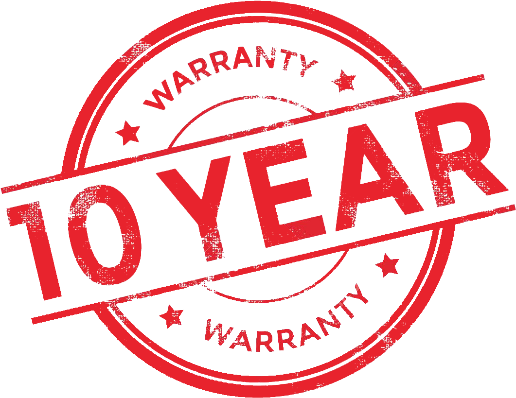 10 Year Warranty